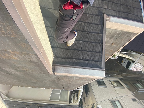 東京都杉並区　N様邸　屋根塗装・外壁塗装　施工前の状態①　屋根の劣化症状 (8)