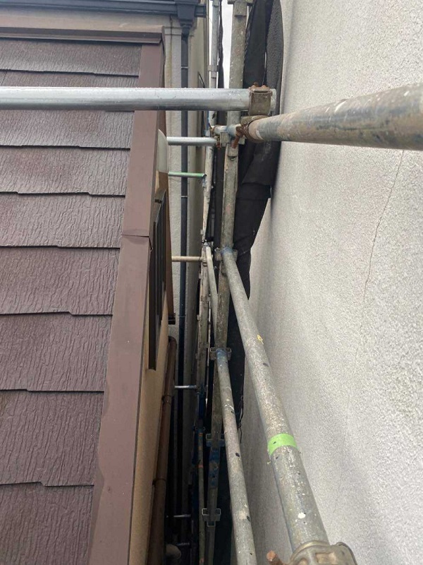 東京都北区　N様邸　雨漏り補修・屋根重ね葺き工事・外壁塗装　屋根の構造　ルーフィング (3)