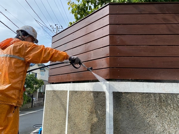 東京都世田谷区　Y様邸　屋根塗装・外壁塗装　高圧洗浄 (4)