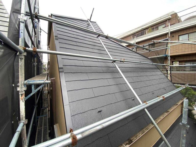 東京都港区　Y様邸　屋根・外壁塗装工事　屋根足場とは？