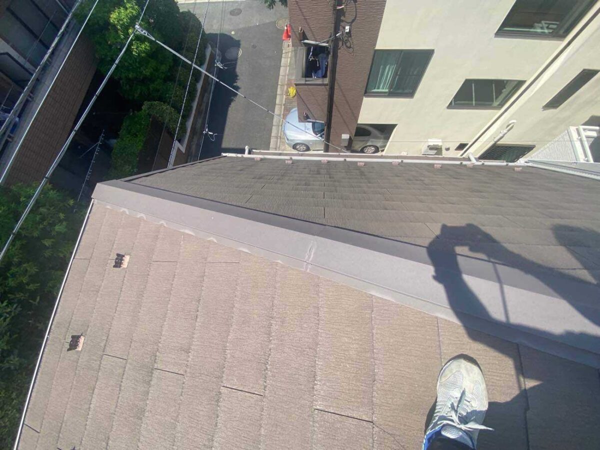東京都港区　Y様邸　屋根・外壁塗装工事　屋根の劣化症状と点検しておく場所