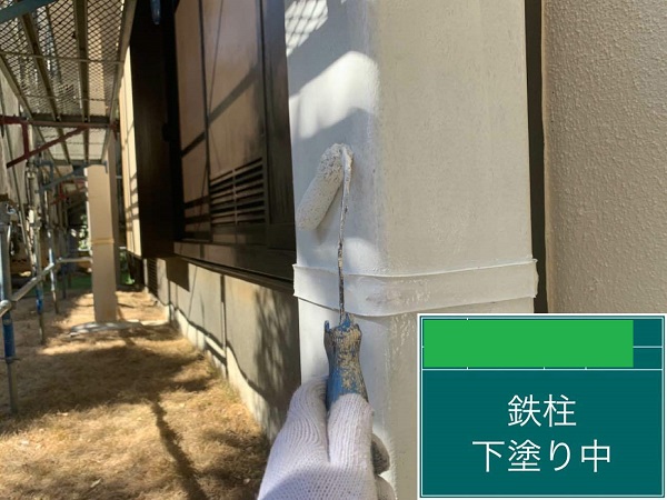 【施工中】東京都杉並区・S様邸　外壁塗装0718 (3)