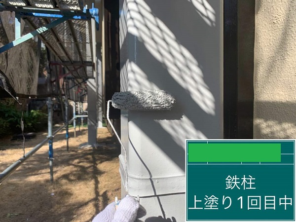 【施工中】東京都杉並区・S様邸　外壁塗装0719 (1)