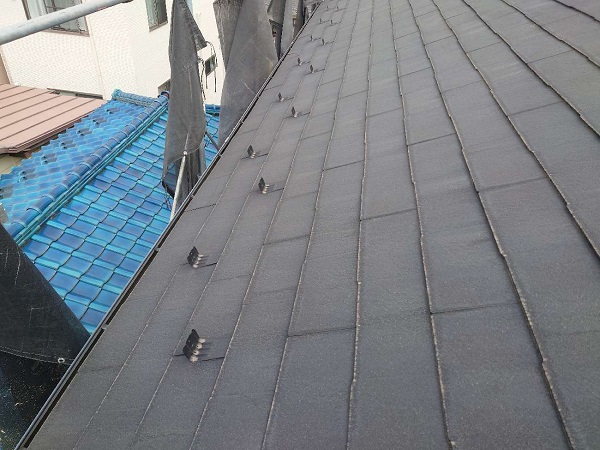 東京都杉並区・T様　屋根カバー工法・外壁部分張り替え・外壁塗装　現地調査の様子3 (1)