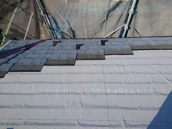 【施工中】東京都杉並区・T様　屋根カバー工法・外壁部分張り替え・外壁塗装 (2)