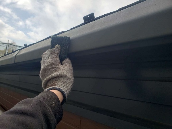 【施工中】東京都杉並区・T様　屋根カバー工法・外壁部分張り替え・外壁塗装0205 (2)