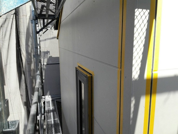 【施工中】東京都杉並区・T様　屋根カバー工法・外壁部分張り替え・外壁塗装0202 (1)