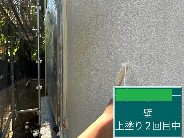 【施工中】東京都世田谷区・I様　外壁塗装・屋根カバー工法0404 (8)