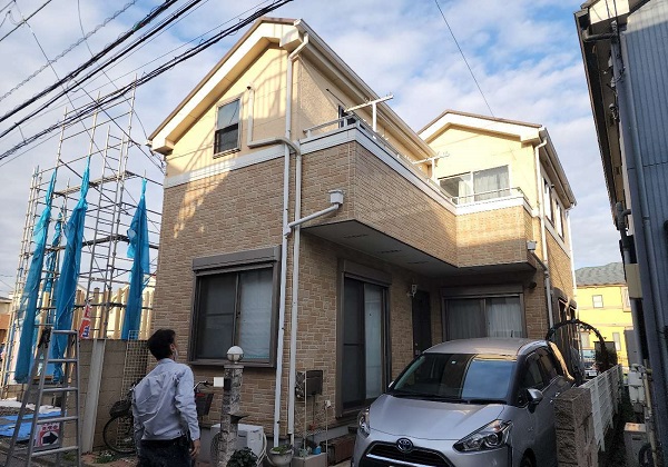 東京都中野区・F様　雨漏り補修(屋根カバー工法・シーリング工事)の現場調査に伺いました！ (1)
