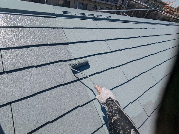 【施工中】東京都世田谷区・K様邸　外壁塗装・屋根塗装・ベランダ塗装0630 (1)