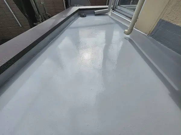ベランダ・バルコニーの防水層が膨れたら雨漏りの前兆？プロの診断で対応を！施工事例_施工後