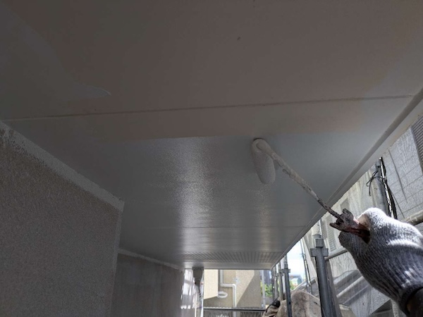 世田谷区R様邸軒天上塗り