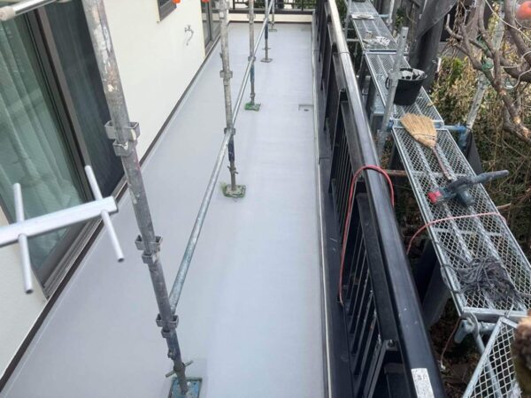 中野区G様バルコニー完工