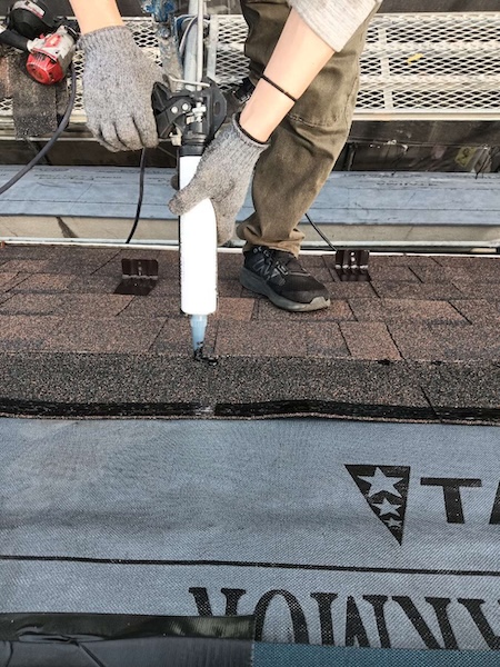 世田谷K様アパート屋根材施工2