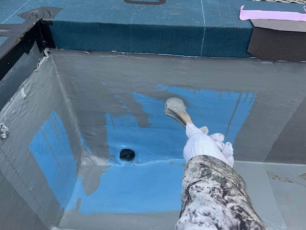 世田谷K様アパート屋上防水施工2