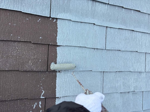 中野区G様_屋根下塗り