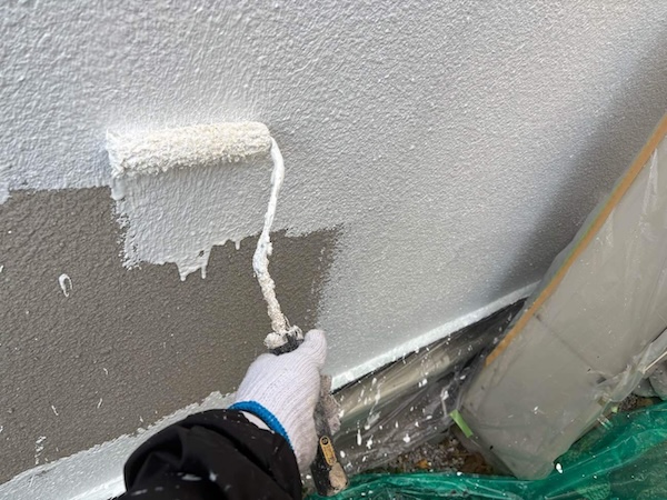 中野区G様外壁中塗