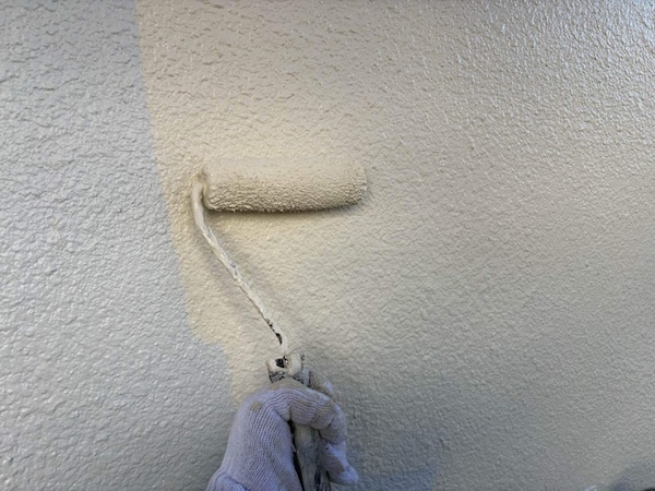 中野区G様外壁上塗り