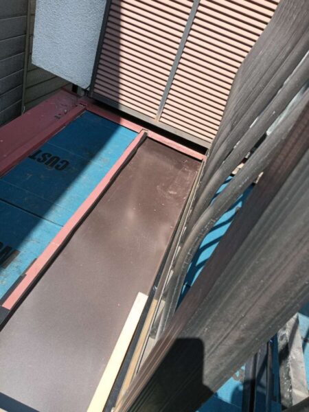 中野区N様屋根材施工