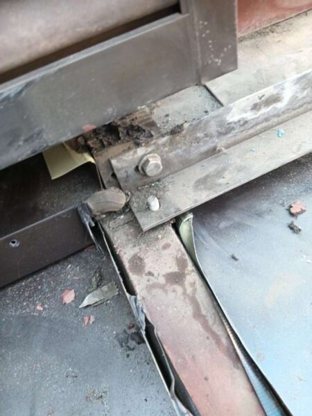 中野区S様屋根板金施工途中
