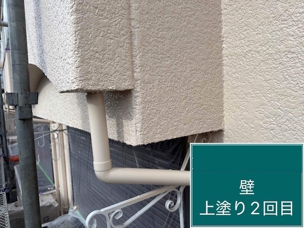 杉並区S様所有アパート壁上塗り2回目