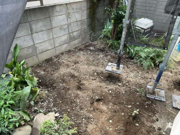 杉並区A様邸ケージ撤去後